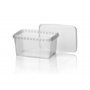 Sealable Injection Molding Containers 1600cc PP Transparent 192 x 129 x 94.5mm -Horecavoordeel.com-