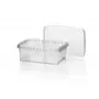 Lids for Sealable Injection Molding Containers 1600cc PP Transparent 192 x 129mm