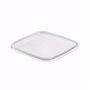 Lids for Sealable Ringlock Cups 790cc Square PP Transparent 128 x 128mm -Horecavoordeel.com-