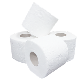 Toiletpapier Traditioneel 100% Cellulose 4 laags 180 vel Verpakking 8 x 8 rollen