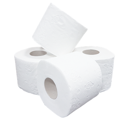 Toiletpapier Traditioneel 100% Cellulose 4 laags 180 vel Verpakking 8 x 8 rollen