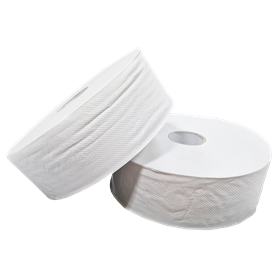 Toiletpapier Maxi Jumbo 100% Recycled 1 laags 525 meter Verpakking 6 rollen