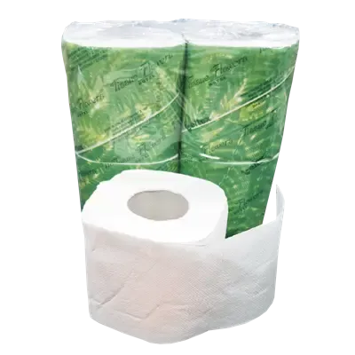 Toiletpapier met Banderol EU Ecolabel 100% Cellulose 2 laags 180 vel Verpakking 24 x 4 rollen