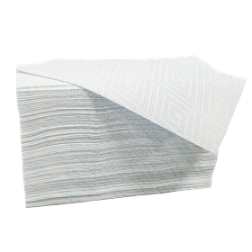 Handdeken Flushable Z Gevouwen 100% Cellulose 3 laags 22 x 22 cm Verpakking 15 x 170 doeken