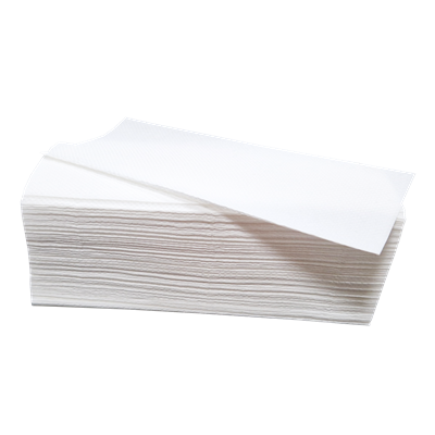 Handdoeken Z Gevouwen 100% Cellulose 2 laags 23 x 25 cm Verpakking 20 x 160 doeken -Horecavoordeel.com-