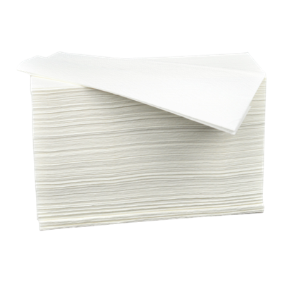 Handdoeken Multifold X Rugbreedte 8 cm 100% Cellulose 2 laags 20,6 x 32 cm Verpakking 25 x 120 doeken -Horecavoordeel.com-