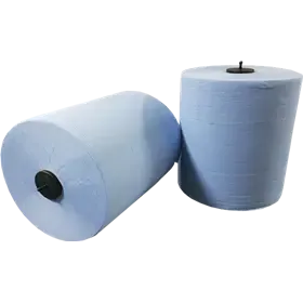 Handdoekrol Matic 100% Cellulose Blauw 2 laags 21 cm Verpakking 6 x 150 meter