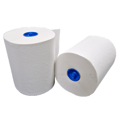 Handdoekrol Mini Matic 100% Cellulose 2 laags 18,2 cm Verpakking 6 x 115 meter -Horecavoordeel.com-