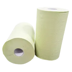 Handdoekrol 100% Cellulose Groen 2 laags 23 cm Verpakking 10 x 80 meter