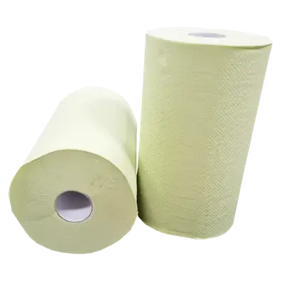 Handdoekrol 100% Cellulose Groen 2 laags 23 cm Verpakking 10 x 80 meter