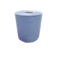 Handdoekrol Midi Centerfeed Food ISEGA 100% Cellulose Blauw 2 laags 20 cm Verpakking 6 x 135 meter -Horecavoordeel.com-