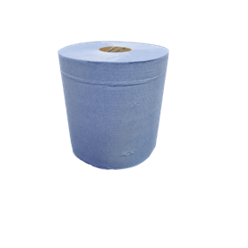 Handdoekrol Midi Centerfeed Food ISEGA 100% Cellulose Blauw 2 laags 20 cm Verpakking 6 x 135 meter