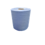 Handdoekrol Midi Centerfeed Food ISEGA 100% Cellulose Blauw 2 laags 20 cm Verpakking 6 x 135 meter