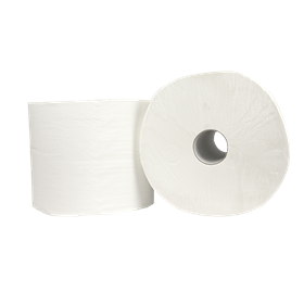 Industriepapier Verlijmd 100% Cellulose 2 laags 24 cm Verpakking 2 x 360 meter