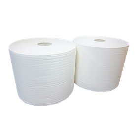 Industriepapier 100% Cellulose 1 laags 26 cm Verpakking 2 x 1000 meter -Horecavoordeel.com-