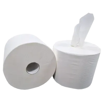 Industriepapier Verlijmd Centerfeed 100% Cellulose 2 laags 24 cm Verpakking 2 x 340 meter