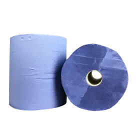 Industriepapier Verlijmd 100% Cellulose Blauw 2 laags 26 cm Verpakking 2 x 190 meter