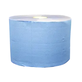 Industriepapier / Uierpapier Verlijmd Mixed Cellulose Blauw 2 laags 22 cm Verpakking 2 x 360 meter