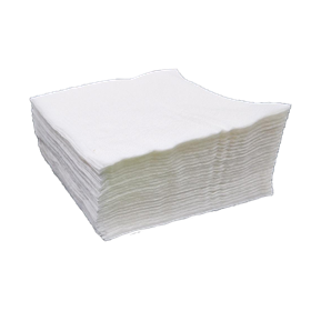 Servetten 1/4 Vouw 100% Cellulose 1 laags 33 x 33 cm Verpakking 9 x 340 servetten -Horecavoordeel.com-