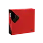Servetten 1/4 Vouw EU Ecolabel 100% Cellulose Rood 2 laags 40 x 40 cm Verpakking 24 x 50 servetten