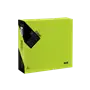 Servetten 1/4 Vouw EU Ecolabel 100% Cellulose Lime Groen 2 laags 40 x 40 cm Verpakking 24 x 50 servetten -Horecavoordeel.com-