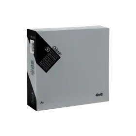 Servetten 1/4 Vouw EU Ecolabel 100% Cellulose Grijs 2 laags 40 x 40 cm Verpakking 24 x 50 servetten