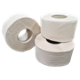 Mini Jumbo Toiletpapier EU Ecolabel 100% Recycled Papier 2 laags Verpakking 12 x 130 meter -Horecavoordeel.com-