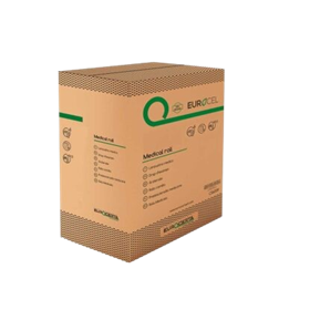 Onderzoeksbankrollen EU Ecolabel 100% Recycled Papier 2 laags 59,5 cm breed Verpakking 6 x 66 meter