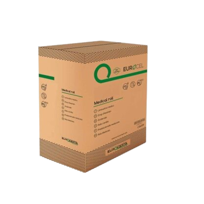 Onderzoeksbankrollen EU Ecolabel 100% Recycled Papier 2 laags 59,5 cm breed Verpakking 6 x 66 meter -Horecavoordeel.com-