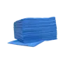 HACCP Food Sopdoek M Vouw Blauw 1 laags 45 x 50 cm Verpakking 10 x 25 doeken -Horecavoordeel.com-