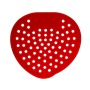 Urinoirmatjes Kersen Rood Verpakking 25 matjes -Horecavoordeel.com-