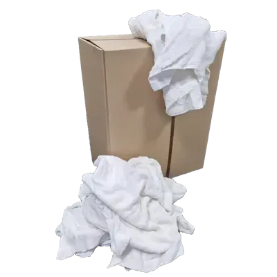 Poetsdoeken Badstof Wit Witte badstof Verpakking 10 kilo 