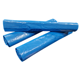 Afvalzakken 170 liter LDPE Blauw 90 x 110 cm T50 Verpakking 10 x 25 zakken -Horecavoordeel.com-