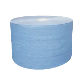 Industriepapier / Uierpapier Verlijmd 100% Cellulose Blauw 3 laags 22 cm Verpakking 2 x 350 meter 