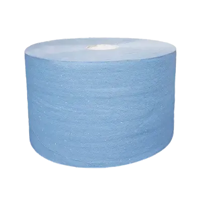 Industriepapier / Uierpapier Verlijmd 100% Cellulose Blauw 3 laags 22 cm Verpakking 2 x 350 meter 