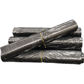 HDPE Black Pedal Bin Liners 45 x 50 cm T10 Packaging 50 x 50 bags