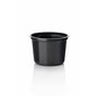 Dessert cups Without Foot PP Cups Black 250cc Ø 95 x 67mm