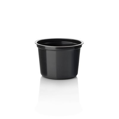 Dessert cups Zonder Voet PP Bekers Zwart 250cc Ø 95 x 67mm