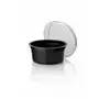 Dessert cups Zonder Voet PP Bekers Zwart 150cc Ø 95 x 43mm
