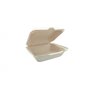 Menubakken Suikerriet met Klapdeksels 1-Vak Beige / Bruin IP9 185 x 155 x 75mm