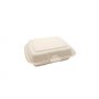 Menu Boxes Sugar Cane with Hinged Lids 1-Compartment Beige / Brown IP4 205 x 230 x 70mm