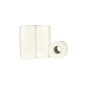 Toiletapier Traditioneel Super Tissue Wit 2 laags 200 vel Verpakking 12 x 4 rollen