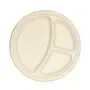 Borden Rond 3-vaks Suikerriet Beige Ø 26cm -Horecavoordeel.com-
