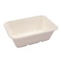 Meal containers 750 ml Sugar cane Beige 18 x 12.5 x 6.4 cm -Horecavoordeel.com-