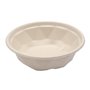 Salad containers 500 ml Sugar cane Beige Ø 16 x 4.8 cm -Horecavoordeel.com-