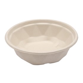 Saladebakken 500 ml Suikerriet Beige Ø 16 x 4,8cm -Horecavoordeel.com-