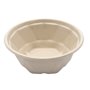 Salad containers 750 ml Sugar cane Beige Ø 16 x 6cm -Horecavoordeel.com-