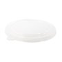 Lids for Sugar cane Salad Containers Transparent APET Ø 17.7cm