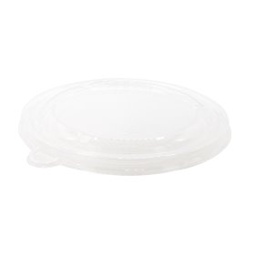 Lids for Sugar cane Salad Containers Transparent APET Ø 17.7cm