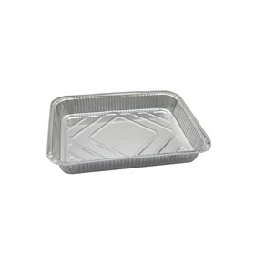 Aluminium Bakken Rechthoek 1-vaks 980ml 23,3 x 18,4 x 3cm